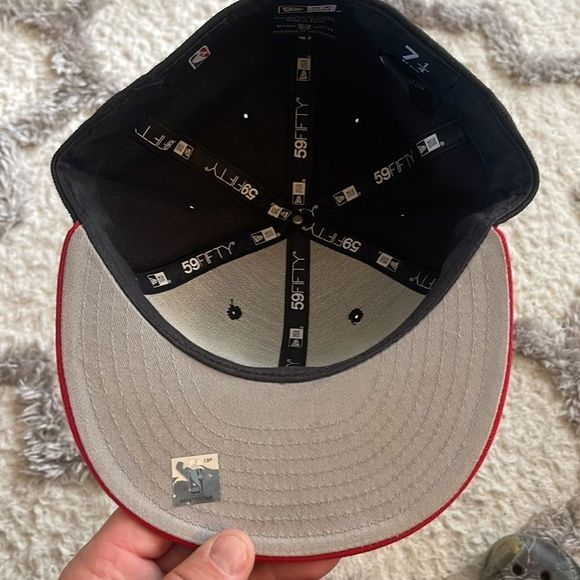 Chicago Bulls new era fitted hat 7 1/4 - Picture 4 of 7